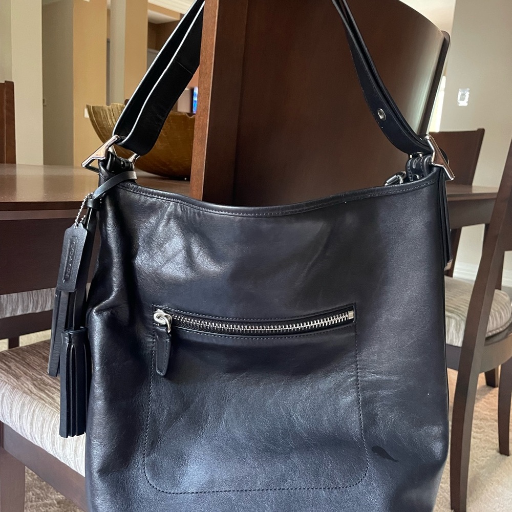 Coach Legacy Hobo Leather Shoulder Bag